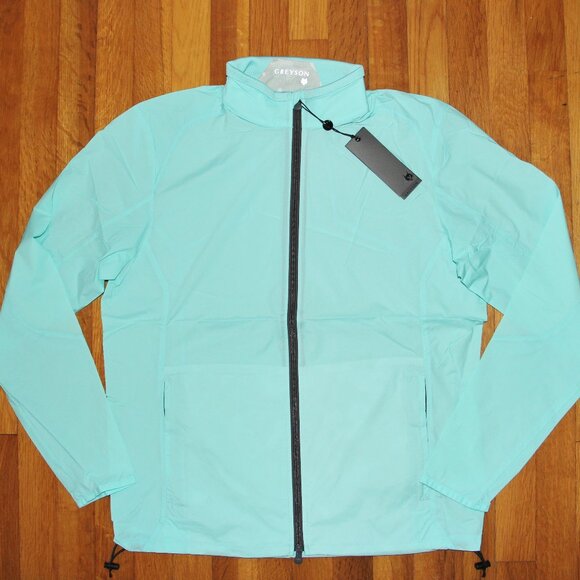 Greyson Trailwolf Lightweight Windproof Golf Jacket Mens M L XL Skystone - Picture 1 of 5